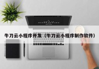 牛刀云小程序开发（牛刀云小程序制作软件）