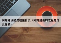 网站建设的流程是什么（网站建设的流程是什么样的）